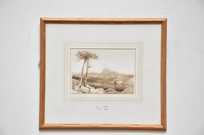 Lot 713 - WILLIAM JAMES MÜLLER (1812-1845); wash drawing,...