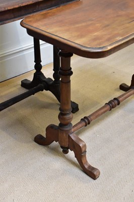 Lot 1330 - A Victorian rounded rectangular centre table...