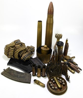 Lot 443 - A selection of WWII and later inert bullet...