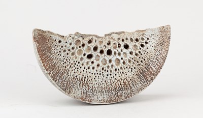 Lot 17 - ALAN WALLWORK (1931-2019); a narrow stoneware...