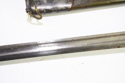 Lot 458 - A collection of seven bayonets, to include a...