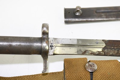 Lot 458 - A collection of seven bayonets, to include a...