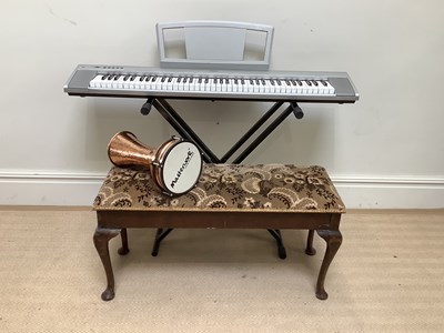 Lot 1068A - YAMAHA; a Portable Grand NP-30 keyboard, with...