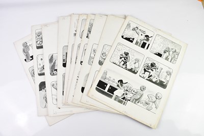 Lot 351 - BILL MEVIN; ten original black and white...