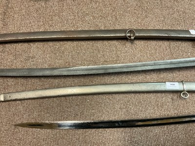 Lot 464 - A British cavalry sabre, with scabbard, with a...