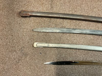 Lot 464 - A British cavalry sabre, with scabbard, with a...