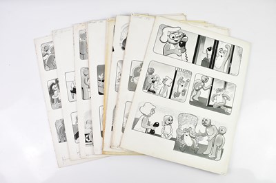 Lot 354 - BILL MEVIN; ten original black and white...