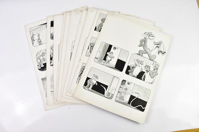 Lot 355 - BILL MEVIN; ten original black and white...