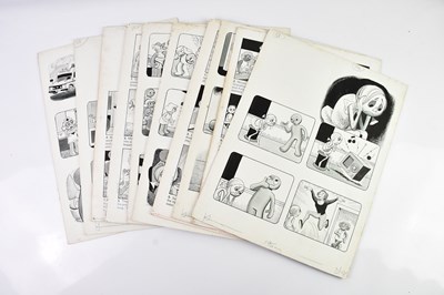 Lot 357 - BILL MEVIN; ten original black and white...