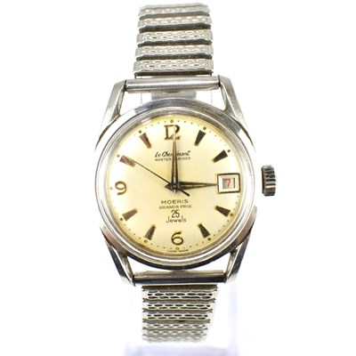 Lot 1196 - LE CHEMINANT; a gentlemen's vintage stainless...