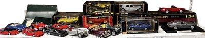 Lot 575 - A group of six boxed large model vehicles and...