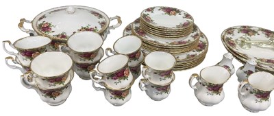 Lot 604 - ROYAL ALBERT; a quantity of 'Old Country Roses'...