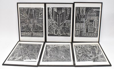 Lot 126 - ALEXANDER RAYMOND KATZ; a set of six signed...