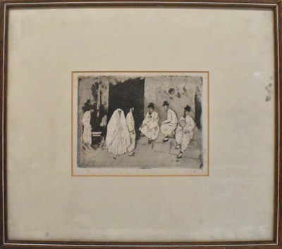 Lot 266 - EMIL ORLIK; a woodblock print depicting...