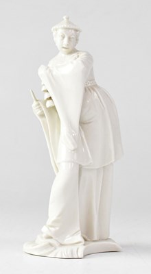 Lot 245 - NYMPHENBURG; a 20th century blanc-de-chine...
