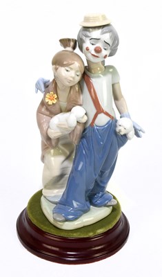 Lot 528 - LLADRO; a Collectors' Society figure, 'Pals...