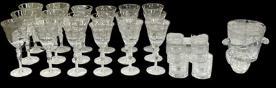 Lot 676 - A quantity of cut and crystal glassware...