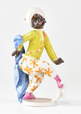Lot 255 - NYMPHENBURG; a 20th century porcelain figure...