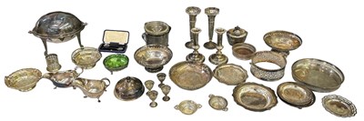 Lot 1100 - A large quantity of plated items including...