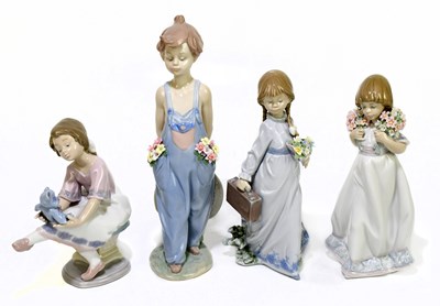 Lot 495 - LLADRO; four Collectors' Society figures,...