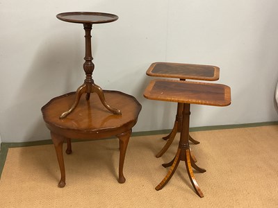 Lot 773 - BRIGHTS OF NETTLEBED; a pair of side tables,...