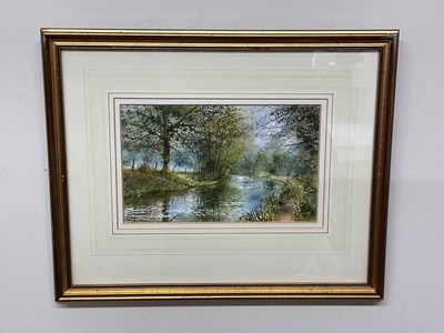 Lot 423 - TERRY HARRISON; watercolour, 'Summer on the...