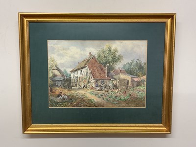 Lot 439 - UNATTRIBUTED; watercolour, English country...