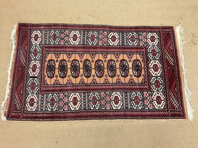 Lot 701 - A Persian rug with medallion design to the...