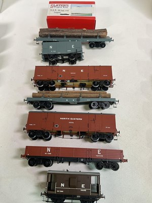 Lot 159 - Seven North Eastern Railway model rolling...