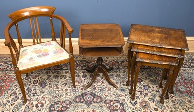 Lot 2808 - An Edwardian tub chair, with a Regency style...