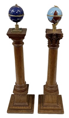 Lot 1413 - MASONIC INTEREST; two early 20th century oak...