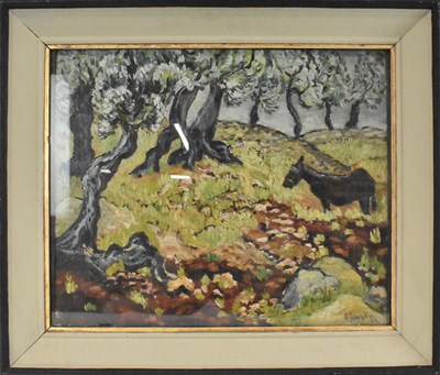 Lot 182 - BARRIE JOUJEU; an early 20th century oil on...