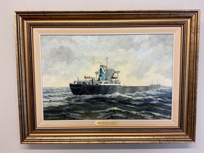 Lot 417 - ROBERT MCVITTIE CSMA; oil on canvas,...