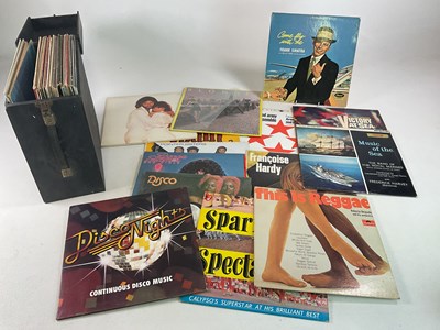 Lot 260 - A box of records, easy listening including...