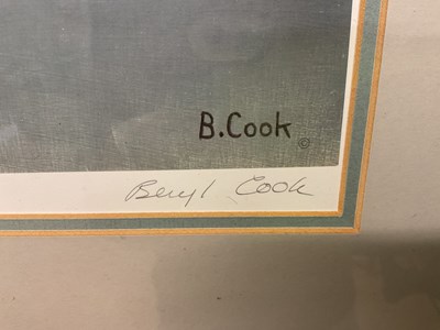 Lot 409 - BERYL COOK; a signed limited edition coloured...