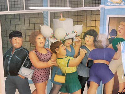 Lot 409 - BERYL COOK; a signed limited edition coloured...