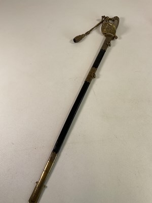 Lot 9 - ROYAL NAVY RESERVES; a dress sword with...