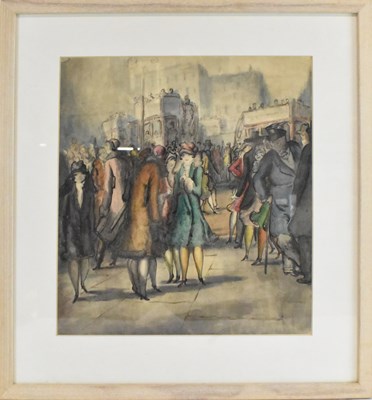 Lot 287 - HAROLD HOPE READ; 1920s watercolour, 'Who's...