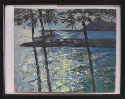 Lot 164 - JACK MILLAR (1921-2006); oil on board, coastal...