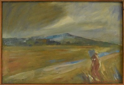 Lot 162 - PAUL MILLAR; oil on canvas, 'Barbara in Aegina,...