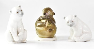 Lot 244 - NYMPHENBURG; a 20th century porcelain model of...