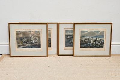 Lot 1664 - HENRY ALKEN; a set of four "The first steeple...