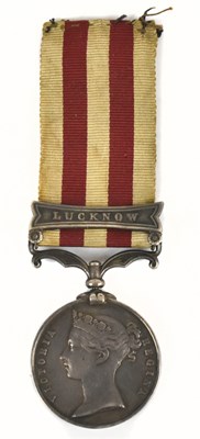 Lot 369 - An India Mutiny Medal awarded to J. Walsh 38th...