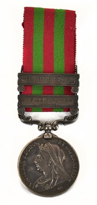 Lot 366 - An India Medal awarded to Sergt E. Hall. Comst...