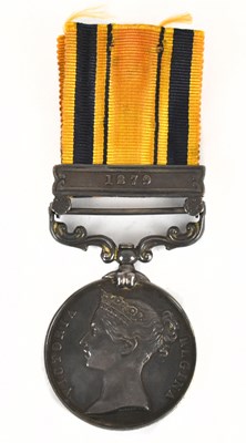 Lot 372 - The South Africa Medal awarded to 1225 PTE T....