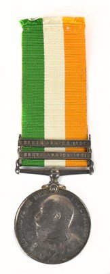 Lot 394 - A King's South Africa Medal awarded to 3446...