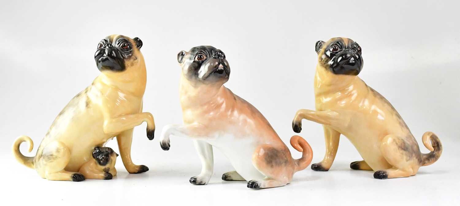 Lot 266 - RUDOLPH KAMMER; three 20th century porcelain...