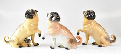 Lot 266 - RUDOLPH KAMMER; three 20th century porcelain...