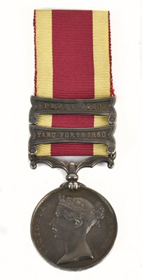 Lot 432 - A Second China War Medal awarded TROOPER G....