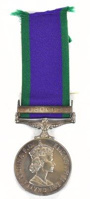 Lot 395 - A Campaign Service Medal awarded to 21150821...